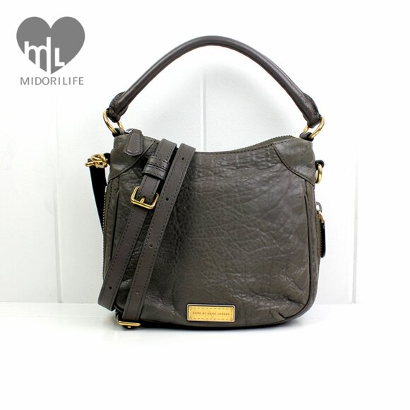 MARC BY MARC JACOBS Washed Up Billy Mini Leather Hobo - Picture 16 of 16